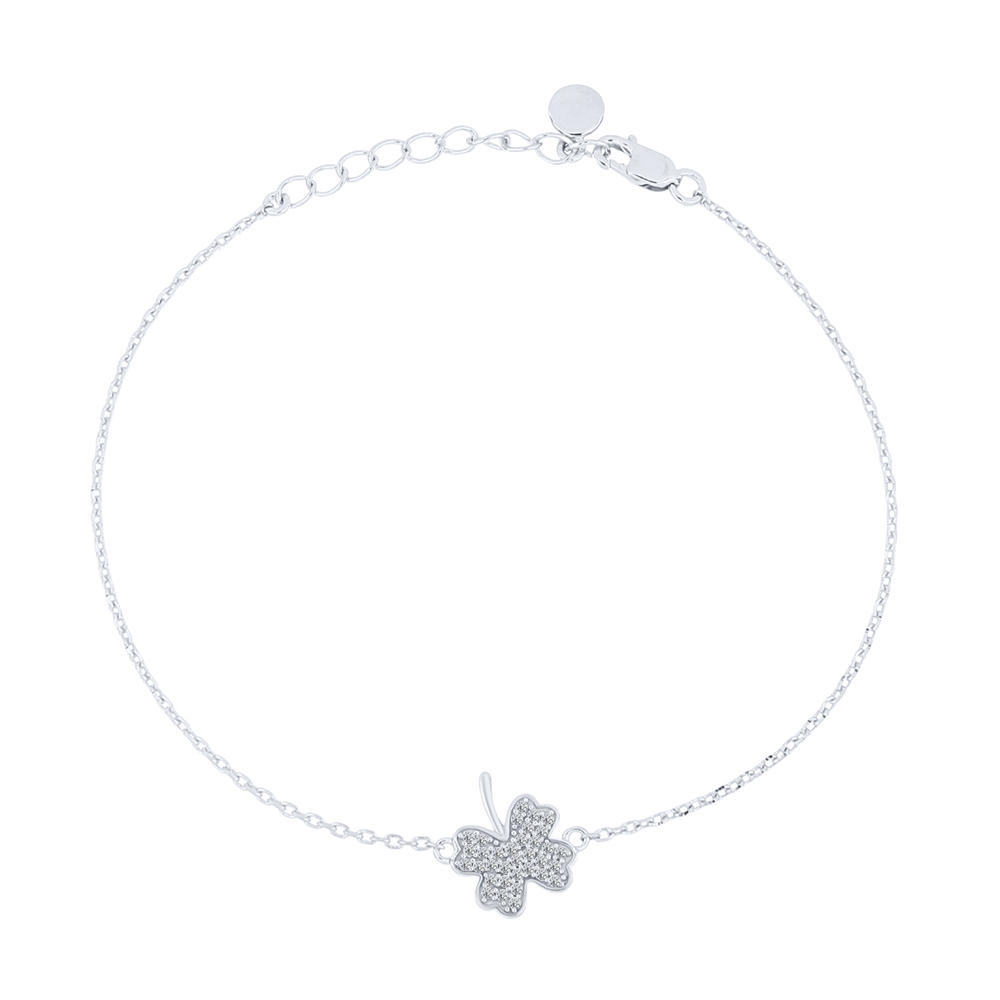 Brățară din argint  cu pietre Cubic Zirconia Incolor
