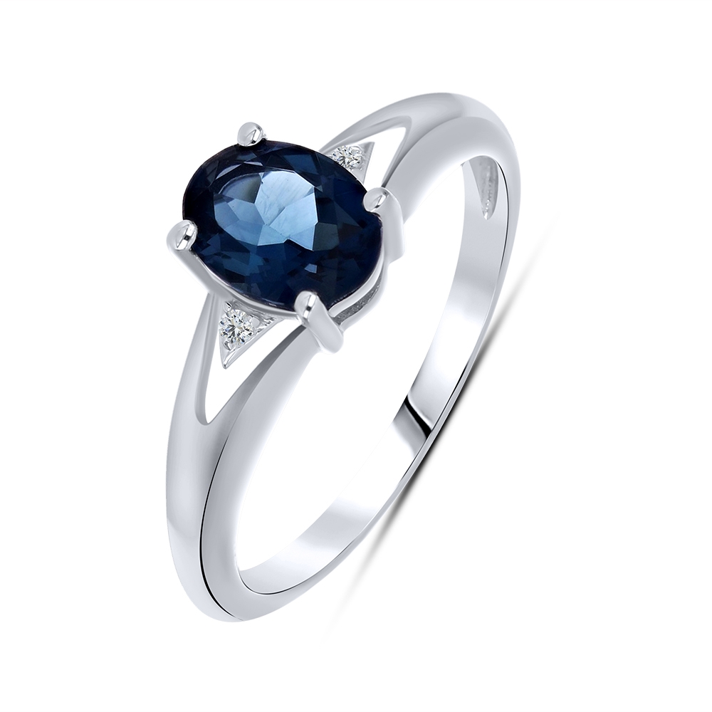 Inel din argint  cu pietre Cubic Zirconia Incolor, Topaz London
