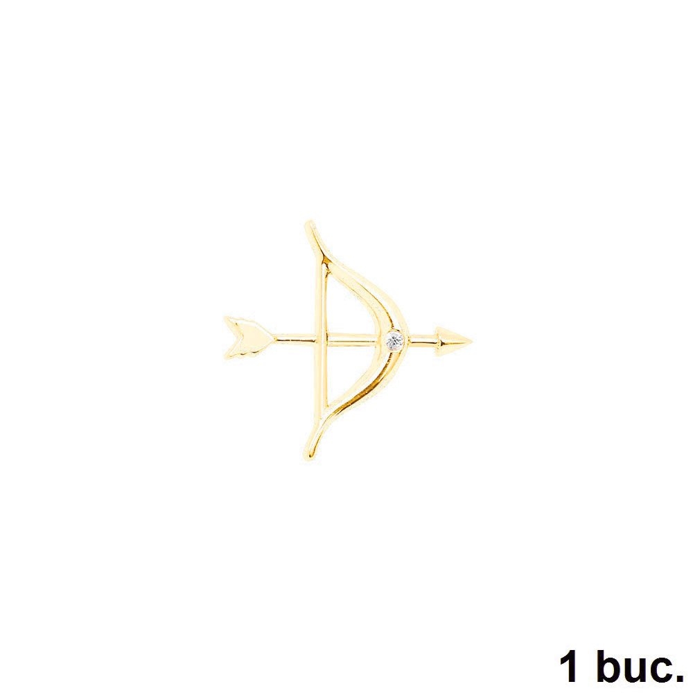 Cercel din aur galben cu pietre Diamant