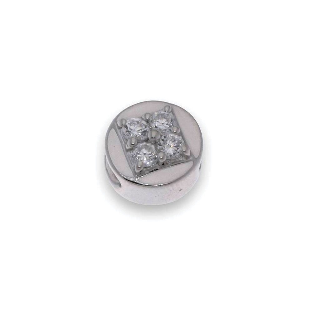Pandantiv din argint  cu pietre Cubic Zirconia Incolor
