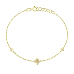 Brățară din aur galben cu pietre Diamant