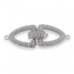 Inel din argint  cu pietre Cubic Zirconia Incolor