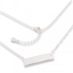Colier din argint  cu pietre Cubic Zirconia Incolor
