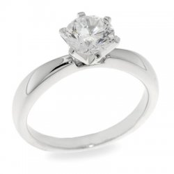 Inel din argint  cu pietre Cubic Zirconia Incolor