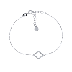 Brățară din argint  cu pietre Cubic Zirconia Incolor