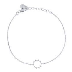 Brățară din argint  cu pietre Cubic Zirconia Incolor