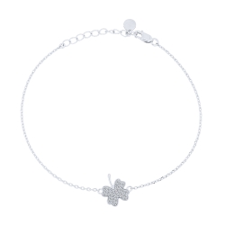 Brățară din argint  cu pietre Cubic Zirconia Incolor