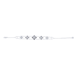 Brățară din argint  cu pietre Cubic Zirconia Incolor