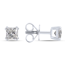 Cercei Pusete din argint  cu pietre Cubic Zirconia Incolor