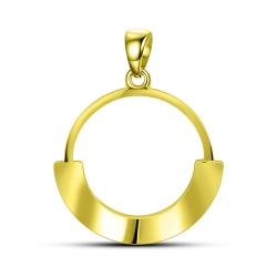 Pandantiv din aur galben fără pietre