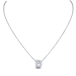 Colier din argint  cu pietre Cubic Zirconia Incolor