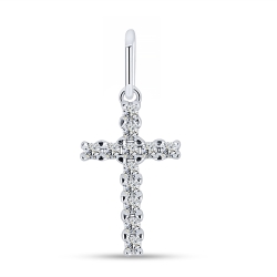 Pandantiv din argint  cu pietre Cubic Zirconia Incolor