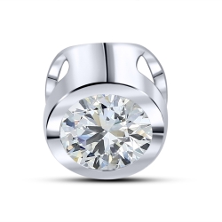 Pandantiv din argint  cu pietre Cubic Zirconia Incolor