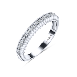 Inel din argint  cu pietre Cubic Zirconia Incolor
