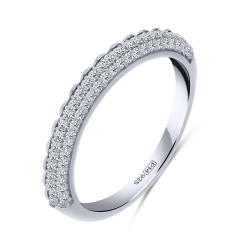 Inel din argint  cu pietre Cubic Zirconia Incolor