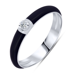 Inel din argint  cu pietre Cubic Zirconia Incolor, Finift