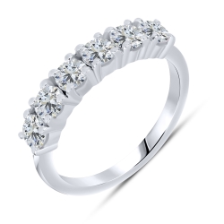 Inel din argint  cu pietre Cubic Zirconia Incolor