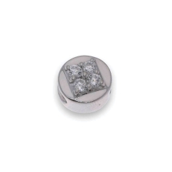 Pandantiv din argint  cu pietre Cubic Zirconia Incolor